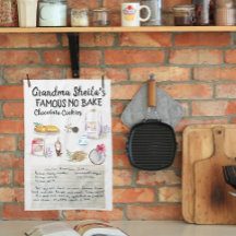 Recipe Heirloom Tea Towels