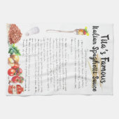 Recipe Heirloom Tea Towels Theedoek (Horizontaal)