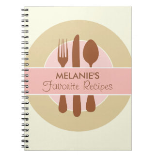 Recipe Journal, roze Notitieboek