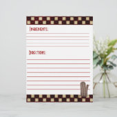 Recipe Kaart (Staand voorkant)