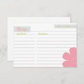 Recipe Kaart | Dronkelig |pi (Voorkant / Achterkant)