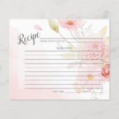 RECIPE-KAART | Pastel Pink Floral Spray (Voorkant)