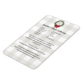 Recipe Keepomwille Kerstkoekjes rode groene vlecht Magneet (Linkerzijde)
