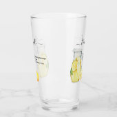 Recipe Lemonade Drink Waterverf Lemons Glas (Links)