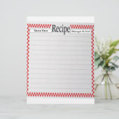 Recipe Letterhead (Staand voorkant)