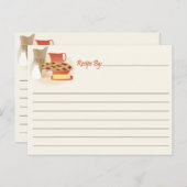 Recipenkaart - Baking Briefkaart (Voorkant / Achterkant)
