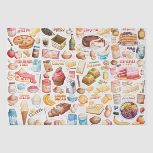 Recipes Tissuepapier (Voorkant)