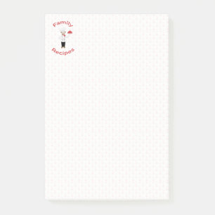 Recipes van de Chef Family Post-it® Notes