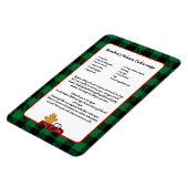 Recipper keepomwille Kerstmis Truck Green Black Ps Magneet (Linkerzijde)
