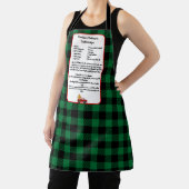 Recipper keepomwille Kerstmis Truck Green Black Ps Schort (Insitu)