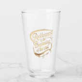 Recklessness Is the Beginning of the End Glas (Voorkant)