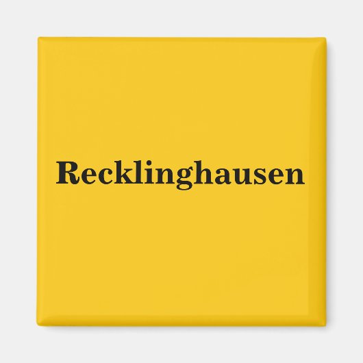 Recklinghausen Aimant Schild Gold Gleb (Devant)