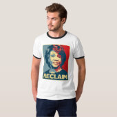 RECLAIM - Maxine Waters Propaganda Poster — T-shirt (Voorkant volledig)