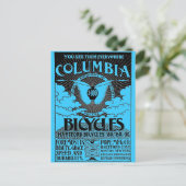  reclame - Columbia fietsen Briefkaart (Staand voorkant)