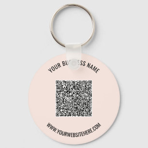 Reclame Promotionele Uw QR-code Sleutelhanger Voor
