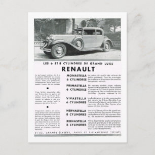 Reclame, Renault Feestdagenkaart
