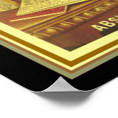  reclame voor Absinthe Bourgeois Poster (Hoek)