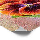  reclame voor bloemen poster (Hoek)