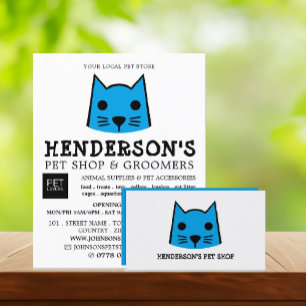 Reclame voor Blue Cat, Dierenwinkel & Verzorgers Flyer