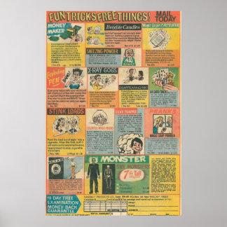 reclame voor boekenAdvertisements Poster
