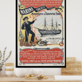 reclame voor Britse zeelieden Poster (Keuken)