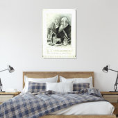 Reclame voor "Cadbury's Cocoa" Canvas Afdruk (Insitu (Slaapkamer))