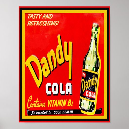  reclame voor Dandy Cola Poster (Voorkant)