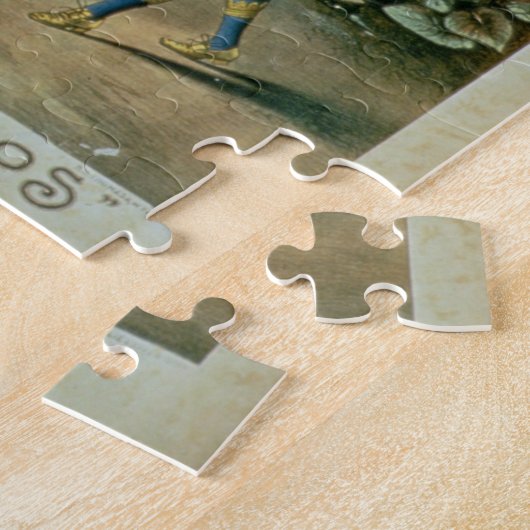 Reclame voor de "Harley Brothers" (kleur li Legpuzzel (Zijkant)