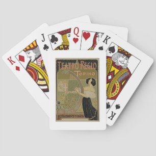 Reclame voor de "Theaterkoninklijke theaterkoninkl Speelkaarten