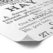 Reclame voor de zwarte koolstof poster (Hoek)