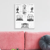 Reclame voor "Dick Radclyffe & Co." Rustische adve Canvas Afdruk (Insitu (Woonkamer))