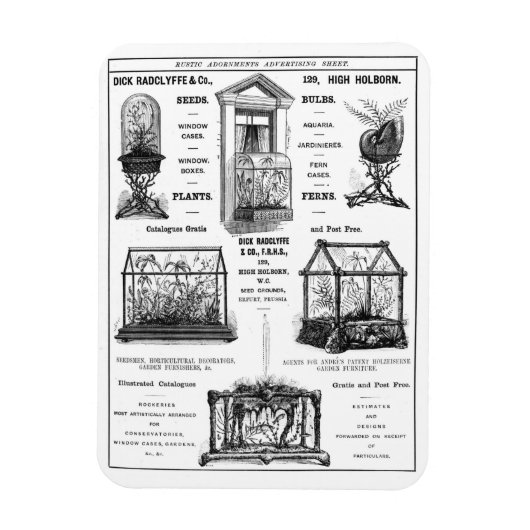Reclame voor "Dick Radclyffe & Co." Rustische adve Magneet (Verticaal)