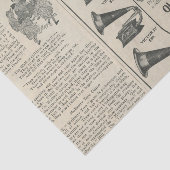 reclame voor fonografen tissuepapier (Detail)