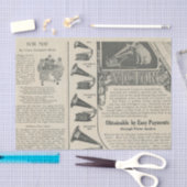 reclame voor fonografen tissuepapier (Craft)