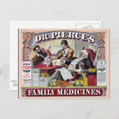 reclame voor gezinsgeneesmiddelen briefkaart (Voorkant / Achterkant)