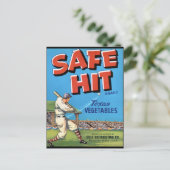 reclame voor groenten briefkaart (Staand voorkant)