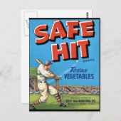 reclame voor groenten briefkaart (Voorkant / Achterkant)