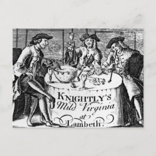 Reclame voor 'Knightly's Mild Virginia Briefkaart