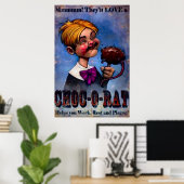 reclame voor levensmiddelen poster (Thuiskantoor)