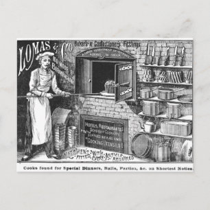 Reclame voor Lomas en Co. Briefkaart