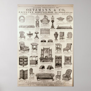Reclame voor Oetzmann & Co. Poster