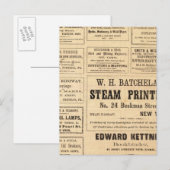 Reclame voor olie briefkaart (Voorkant / Achterkant)