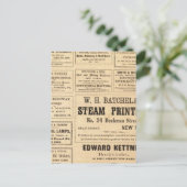 Reclame voor olie briefkaart (Staand voorkant)