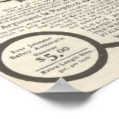 Reclame voor revolver van Iver Johnson Poster (Hoek)