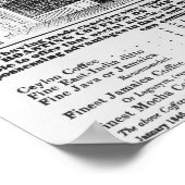 Reclame voor Robert Jones, Tea Poster (Hoek)