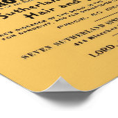 reclame voor vrouwelijke haarkwekers poster (Hoek)