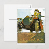  reclameadvertenties van Pierce-Arrow Briefkaart (Voorkant / Achterkant)