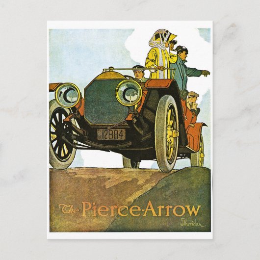  reclameadvertenties van Pierce-Arrow Briefkaart (Voorkant)