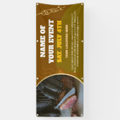 Reclamebanner voor barbecue-evenement spandoek (Verticaal)
