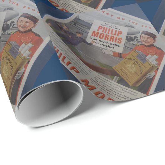  reclameboodschapper Sigarette Pilot Cadeaupapier (Rol Hoek)